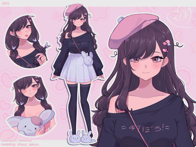 Vtuber Model Illustration